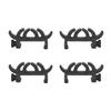 4pcs Rubber Bow Limb Dampeners for Compound Archery Bow Limbs Vibration Damper Stabilizer for Reduce