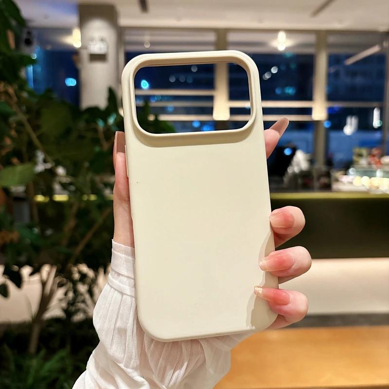 

Роскошный жидкий силиконовый магнитный чехол для телефона для iPhone 17AIR 16E 16 14 15 Plus 13 16 17 Pro Max Magsafe Мягкая защитная крышка For iPhone17AIR