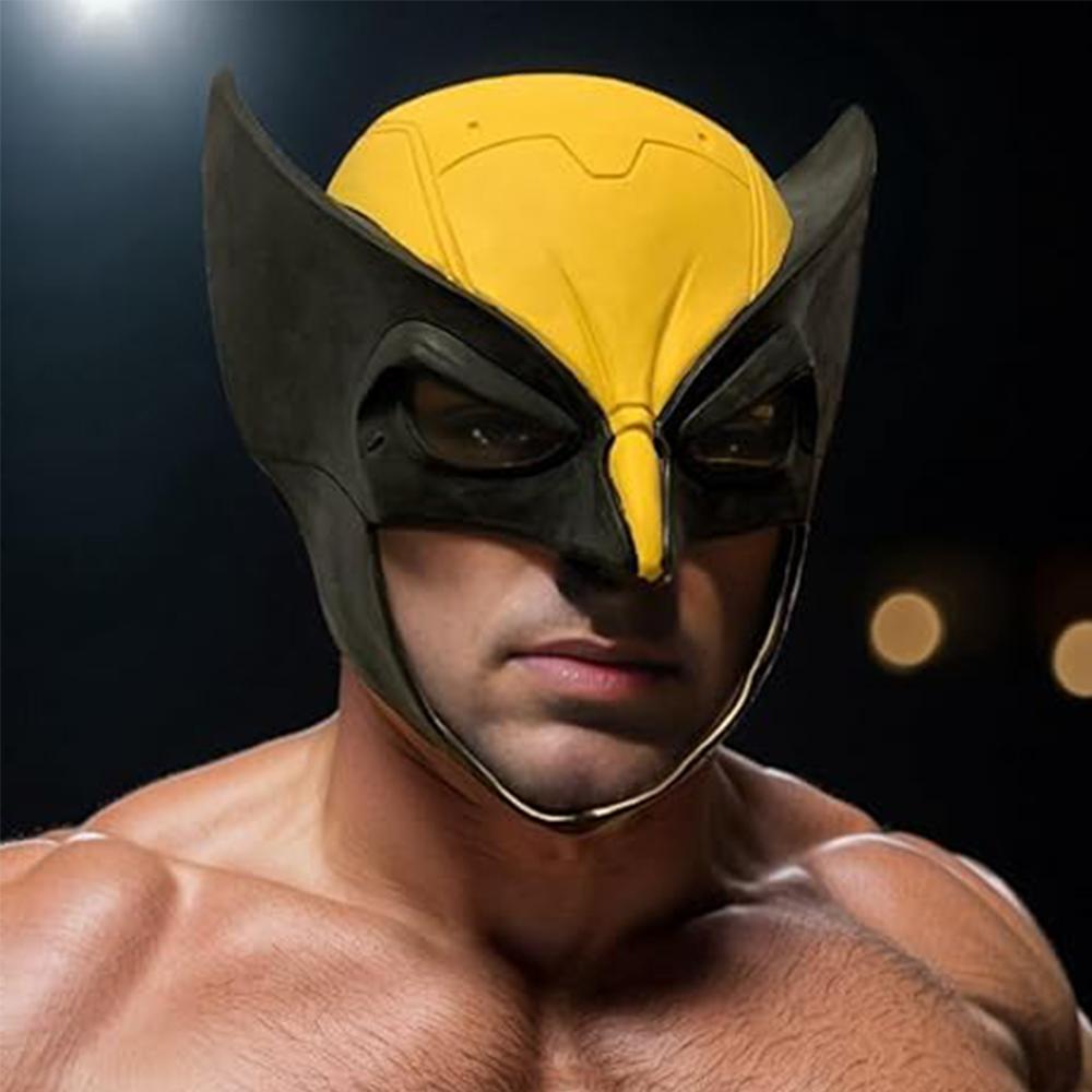 Wolverine Helmet Latex Mask Halloween Costume Party Props For Adult Kids