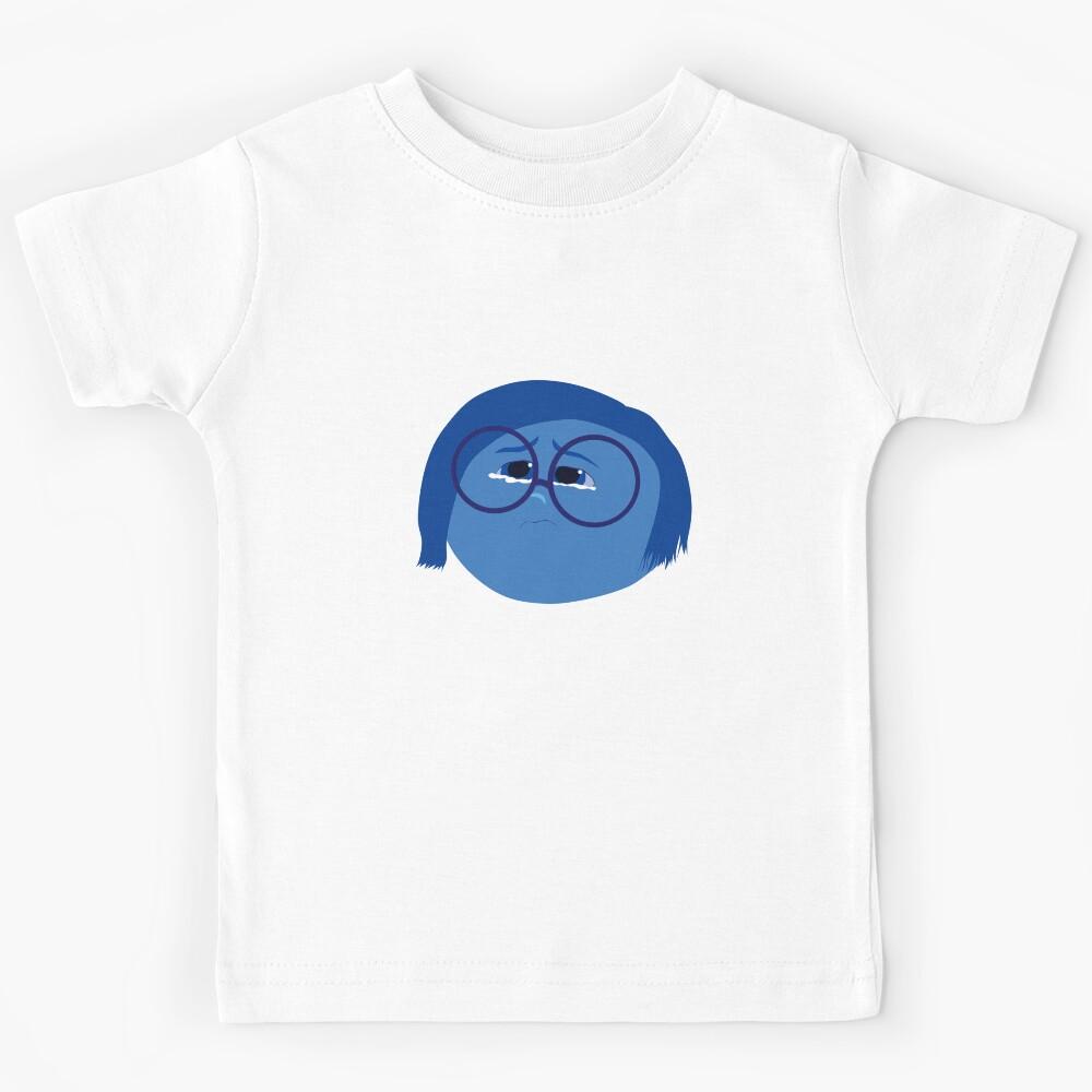 Sadness Inside Out Design PNG Kids T-Shirt 150