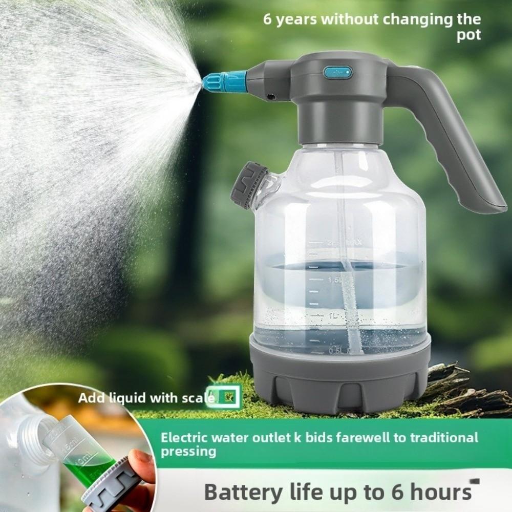 Adjustable Nozzle Electric Watering Can 3L Gardening Sprayer New Watering Kettle