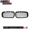 Stjärnstil Svart Ram Kromgrill för BMW X5/X6 F15/F16 (2014-2019)