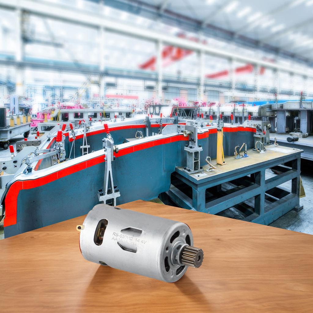 16 Teeth Motor RS550 Motor For Power Tools Metal Construction Model 16 Tooth Quantity 1pc For Electric Wrenches
