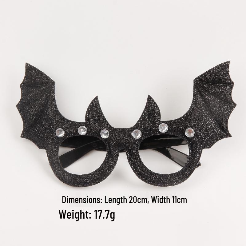 2025 Halloween Glasses Frames for Kids: Ghost Festival Party Prank Decorations & Photo Props