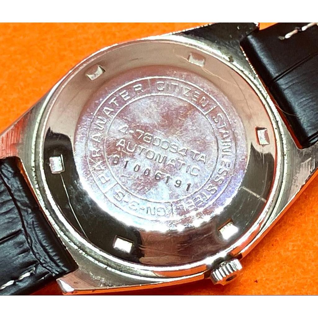 Used Vintage CITIZEN V2 Seven Star Men's Watch Brown Dial Day Date