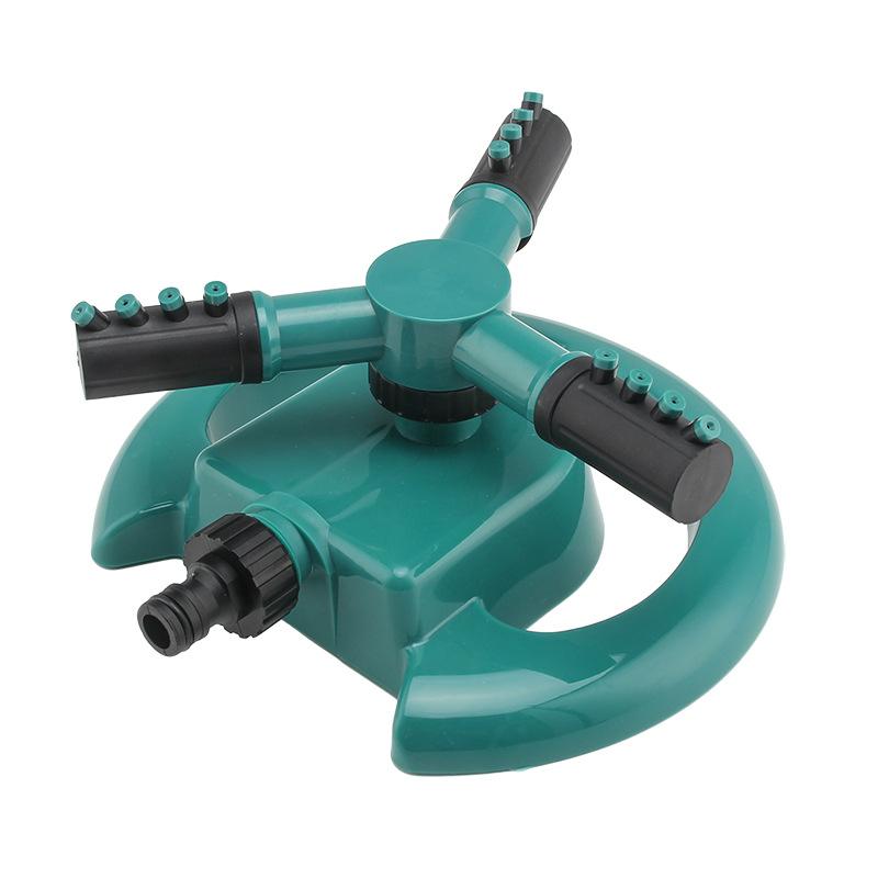 360 Degree Automatic Rotating three-pronged sprinkler irrigation rotating sprinkler independent flower watering sprinkler