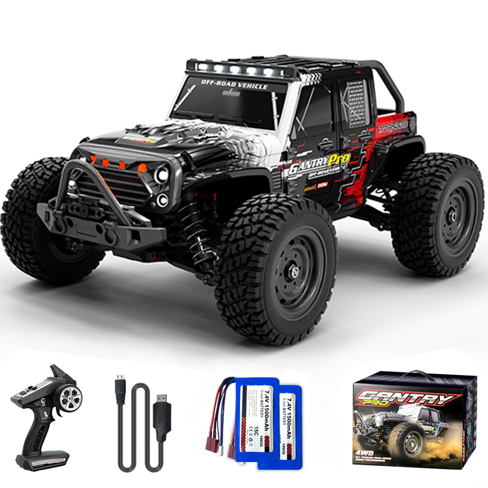 

Ritaosan Scale Brushless RC Remote Operation RC Brushless for Sports Technical Standards RC Brushless Perfect Gift for Christmas Q117C 116 Car,