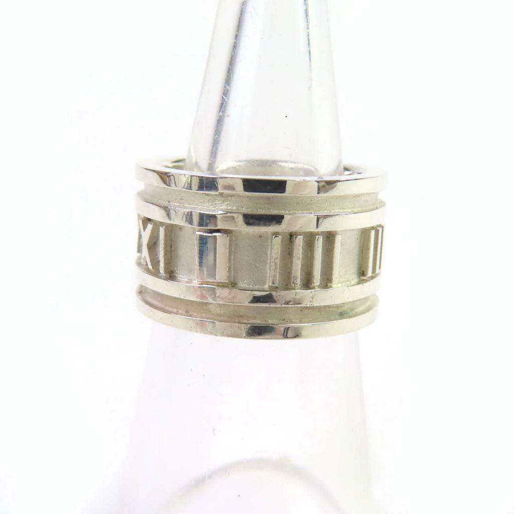 Great TIFFANY&Co. Ring Atlas Silver SV925 Women Used
