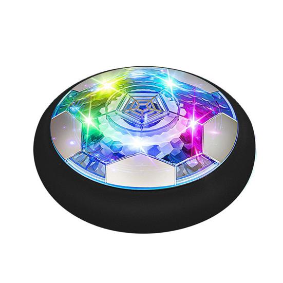 Kick Hover Soccer Ball LED Light Up Indoor Soccer Ball for Kids Soft Foam Bumpers Glides on Air Suspended Football Set Glow in The Dark Gift for Boys