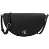 Elegante Bolso Cruzado con Solapa de Metal para Mujer Bolsos Espacio-Negro DP1672-001
