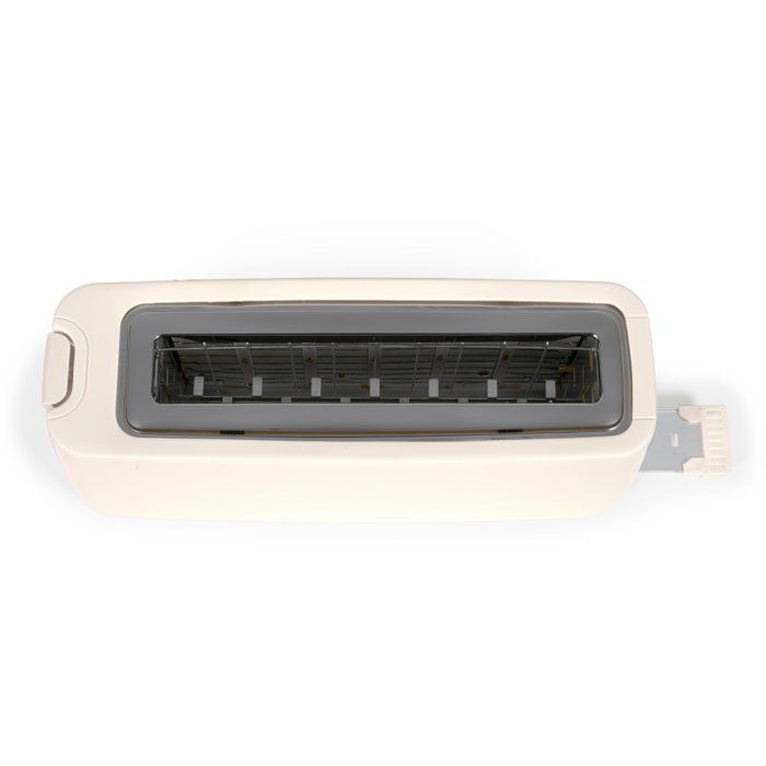 Long Slot Toaster - LIVOO - DOD168C - 900 W - Adjustable Thermostat : 7 Levels - Off-white