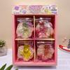 Mini Dumplings with Steamer Bun Squeezable Toys Set Soft Stress Relief Crystal Squishy Fidget Sensory Toy Party Favors Gift
