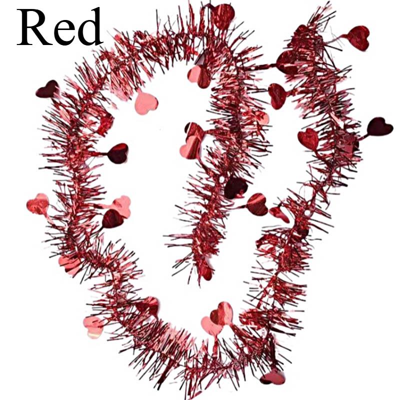 1/3/5 STK Weihnachtsbaum Girlande Home Wand Tür Dekor Dekor Band Ornamente Lametta DIY Hochzeit Neujahr Geburtstag Party Supplies