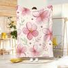Healing Soft Aesthetic Throw Lightweight 240G Flannel Blanket Soft Skin-Friendly For Summer Cooling