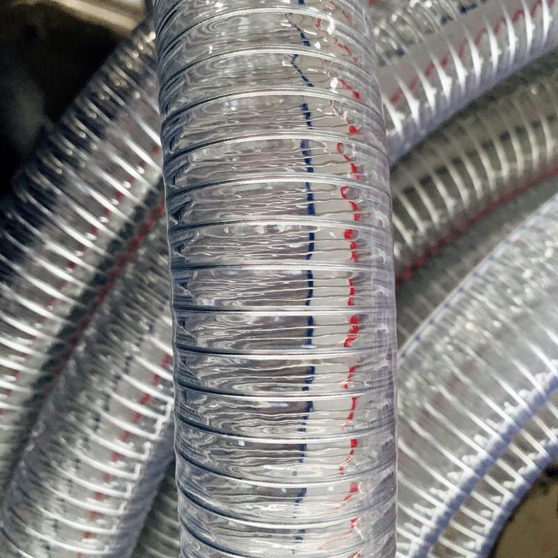 Steel Wire Reinforced Transparent PVC Hose