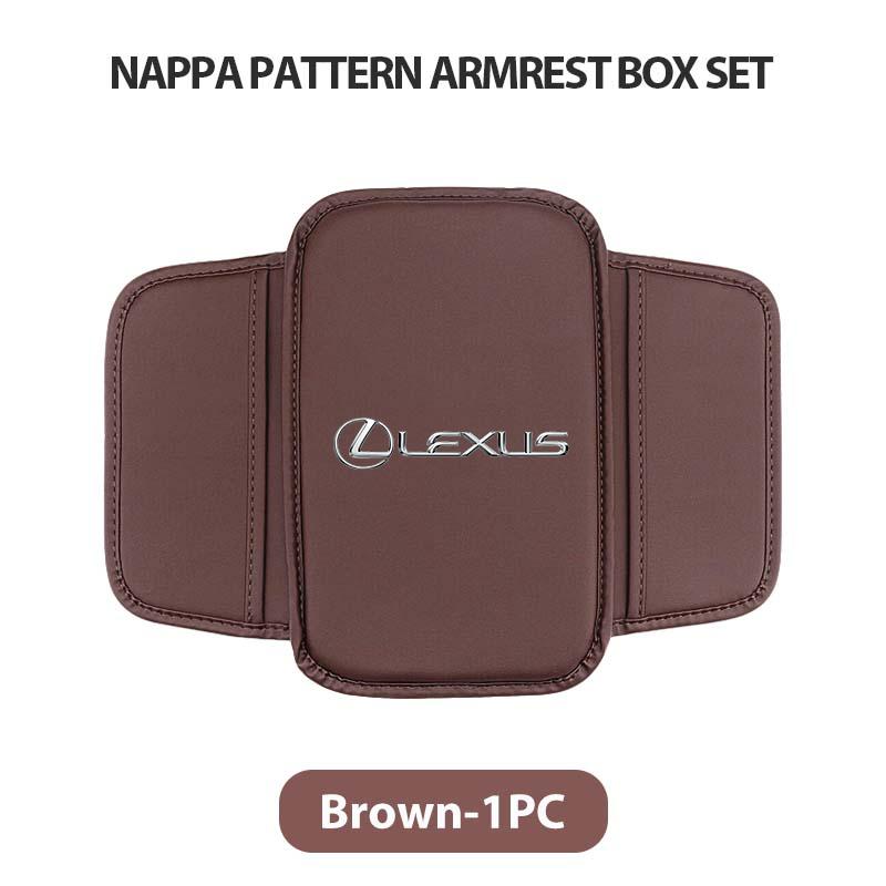 Dla Lexus Skórzana Poduszka Pokrowiec na Pudełko Podłokietnika Samochodowego Kieszeń Boczna Storage Protector Cover UX250h RX450h RX300 GX470 CT200h RX400h NX300h