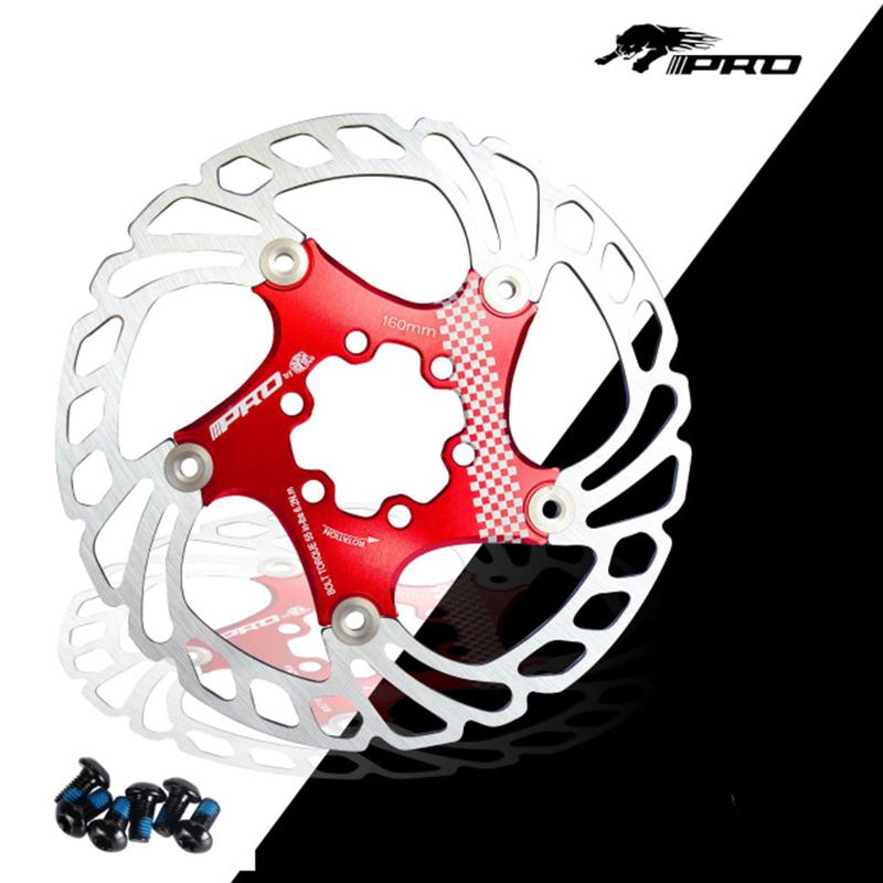 IIIPRO 1pcs Floating Rotor Mountain Bike Brake Rotor DH 6inch Strong Heat Dissipation 6 Bolts Rotor 140 160 180