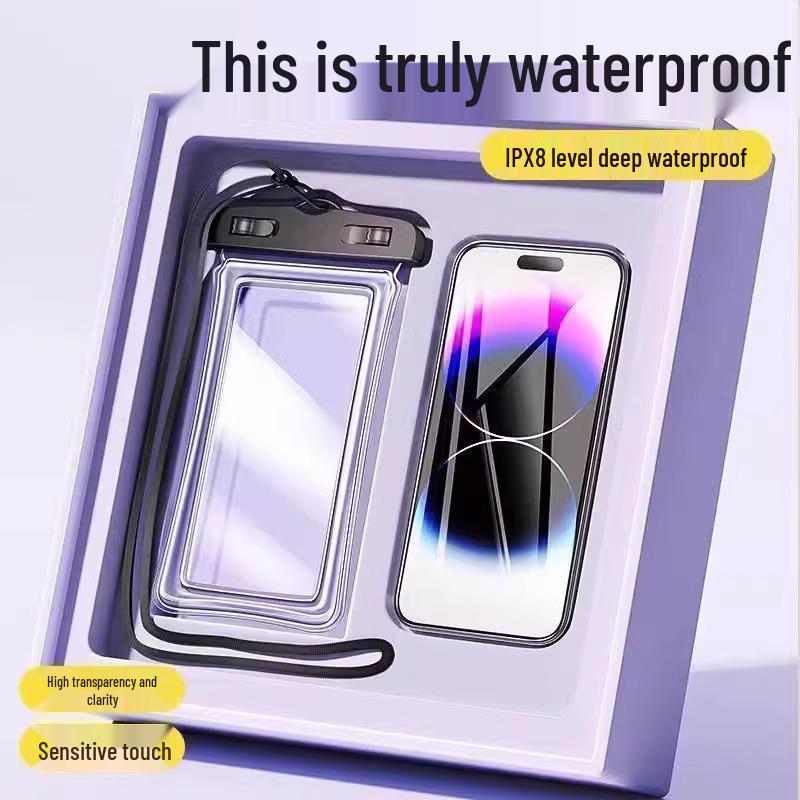 Three-Pack 0.01 Waterproof Phone Bags for Underwater Use