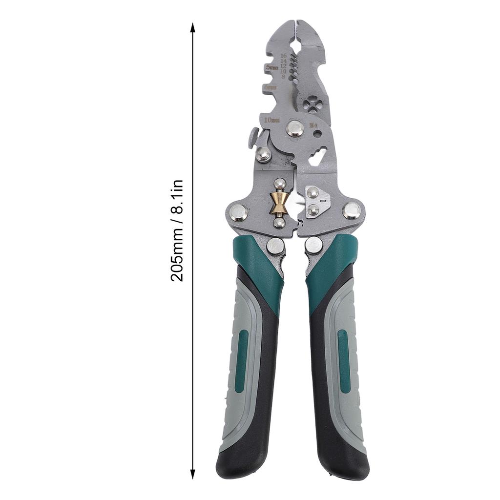 18 In 1 Wire Splitting Pressing Plier Multi Functional Foldable Wire Stripper for 0.08mm To 1.6mm Wires