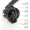 Towing Solutions Vehicle Wiring Kit, 7 Pin Trailer Towing Wiring Harness Connector For Truck Ford GM Chevy