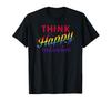Disney Mickey and Friends Rainbow Think Happy Thoughts T-Shirt