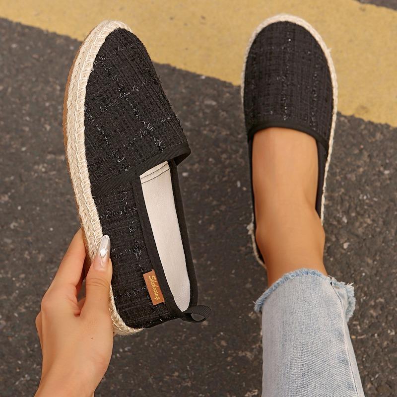

Sneakers spring and autumn new large size flat women s shoes simple and comfortable casual hemp rope bottom fisherman shoes 36