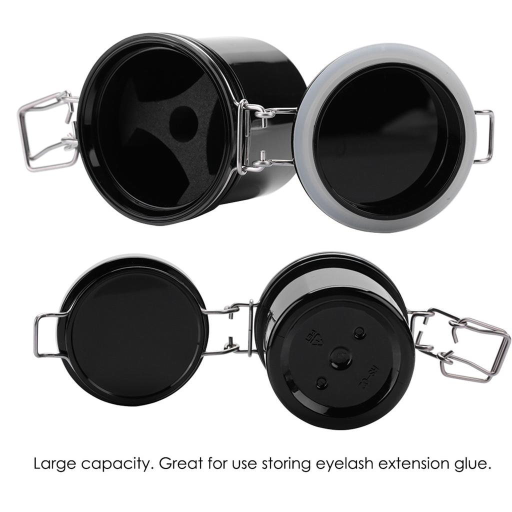 Eyelash Glue Storage Tank Activated Sealed Storage Jar Container Cylinder