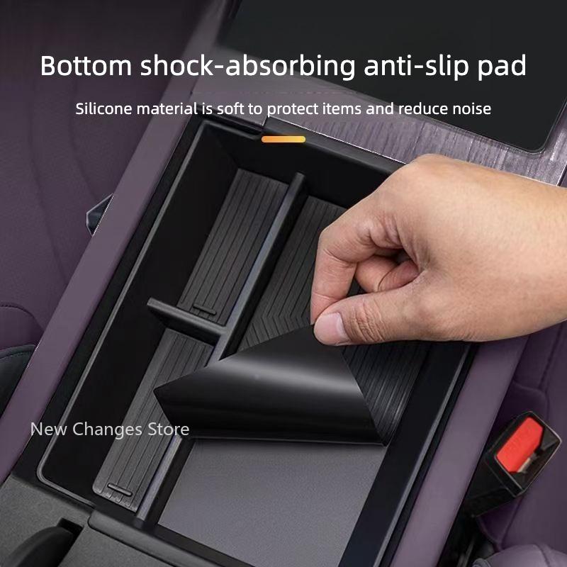 For Avatr 07 2024 2026 Car Styling Center Console Armrest Storage Box Compartment Organizer Cover Upgrade Modify Accessories
