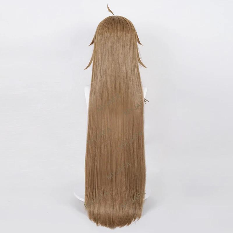 Perucă Cosplay Miss Hina Impact Cosplay Gorou Cosplay Păr Sintetic Lung Rezistent la Căldură Peruci Ms Hina + Calotă pentru Perucă