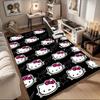 1pc Sanrio Hello Kitty Mermaid Printed Office Carpet Rectangle Rug Under The Table,Perfect Room Decor for Living Room, Bedroom, Kitchen, Non-slip Floo