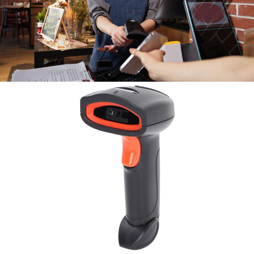 Scanner Barcode 1D 2D 2.4G Wireless Bluetooth CMOS Imaging Scanning Lettore Codice a Barre per Supermercato Magazzino