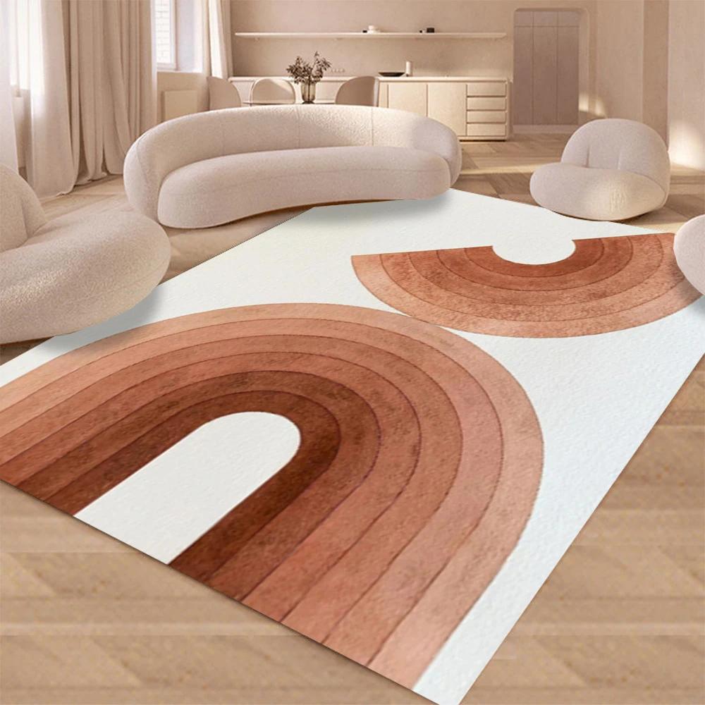

Luxury Rainbow Abstract Line Art Carpet Living Room Sofa Rug Home Decor Bedroom Rug Lounge Kitchen Coffee Table Floormat Modern 50X80CM