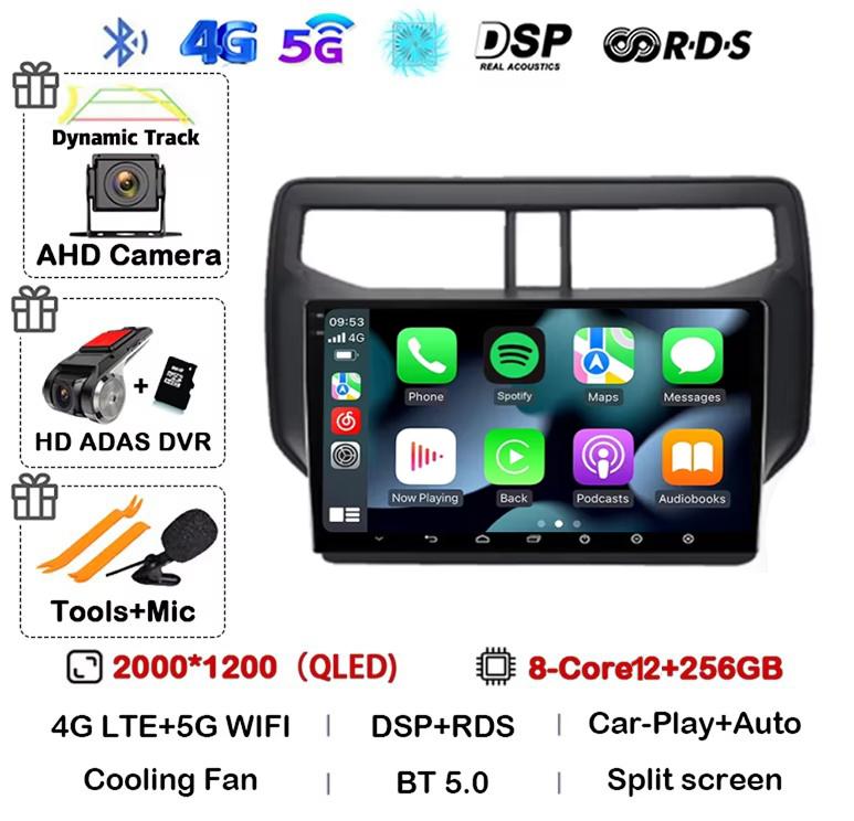 Android 14 Auto Car Radio For Toyota Rush Daihatsu Terios 2017 2018 2019 2020 Multimedia GPS Navigation Stereo Player Head Unit