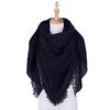 Womens Pashmina Shawl Wrap Scarf Solid Color Cashmere Shawl Loose Sweater