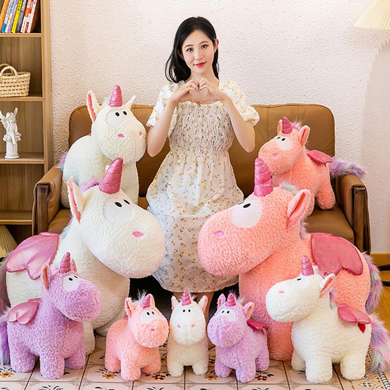 Unicorn Winged Colorful Animal Toy Stuffed Doll Sleep Perfect Girlfriend Gift