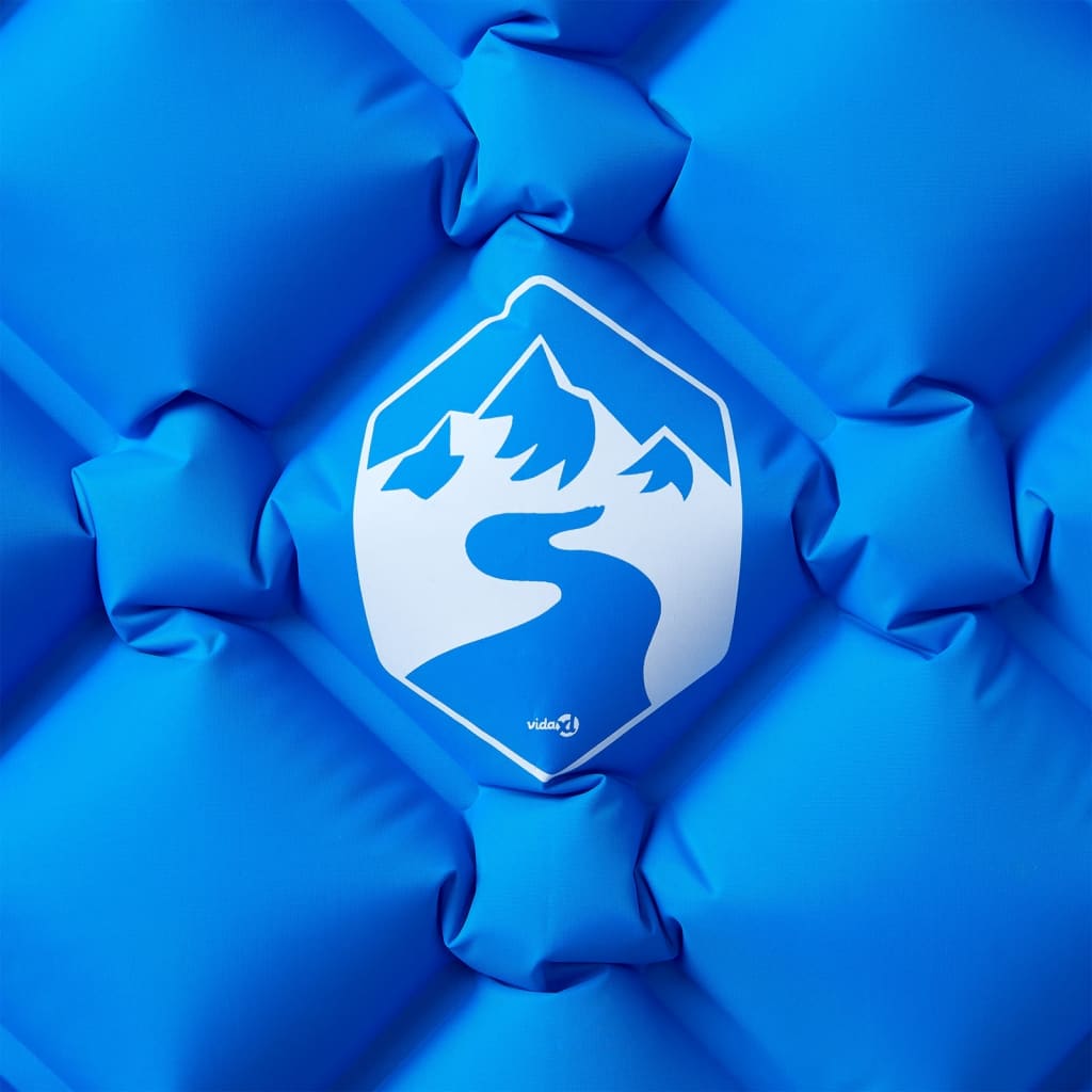 Inflatable Sleeping Mat Blue 190 x 58 x 6 cm