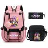 KPop Demon Hunters Korean version of student school bag children's backpack pencil bag set