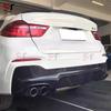 BMW X4 F26 Carbon Fiber 3D Rear Lip Diffuser Body Kit Accessory