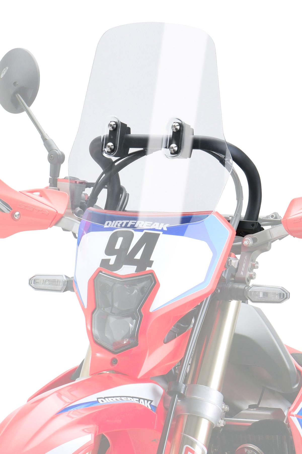 Ветровое стекло ZETA RACING Adventure CRF450L 2019-2020 Dirt Freak DIRTFREAK