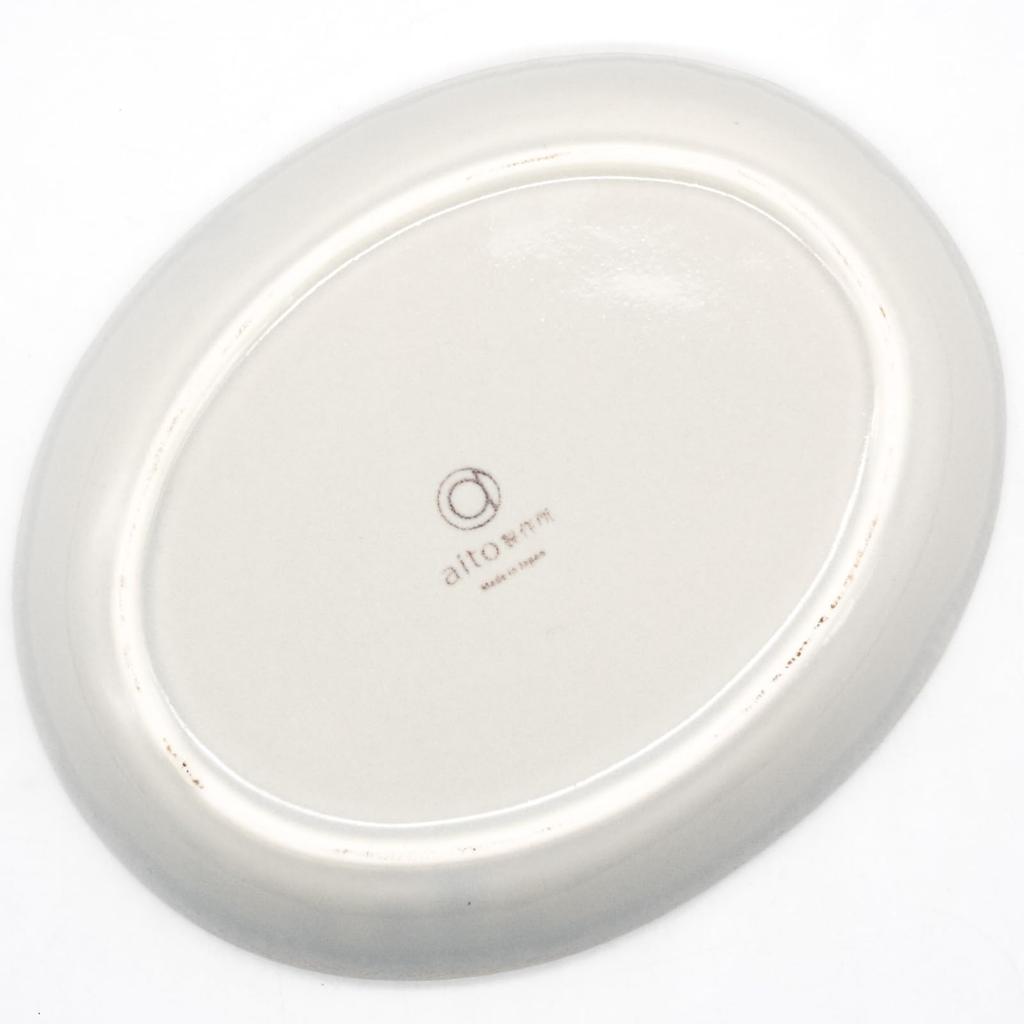 Aito Seisakusho Dishwasher 20 X 16 Mino Made In Product Number 111238 "Milky Tone" Plate, Safe, Gray, Medium, Approx. Cm, Ware, Japan,
