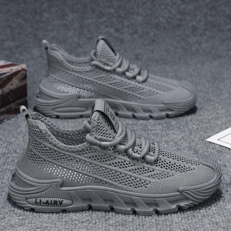 

Men s Shoes Summer New Breathable Hollow Mesh Trend All-matching Sneakers Casual Dad Men 44