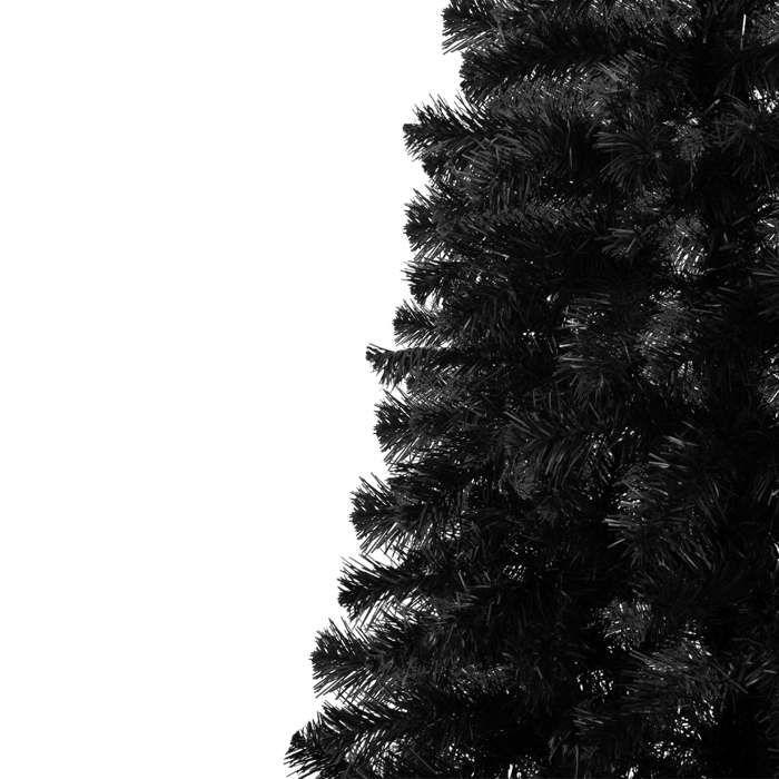 Sapin De Noël - SPRINGOS - Noir - 180 Cm - Aiguilles Écologiques - Montage Facile