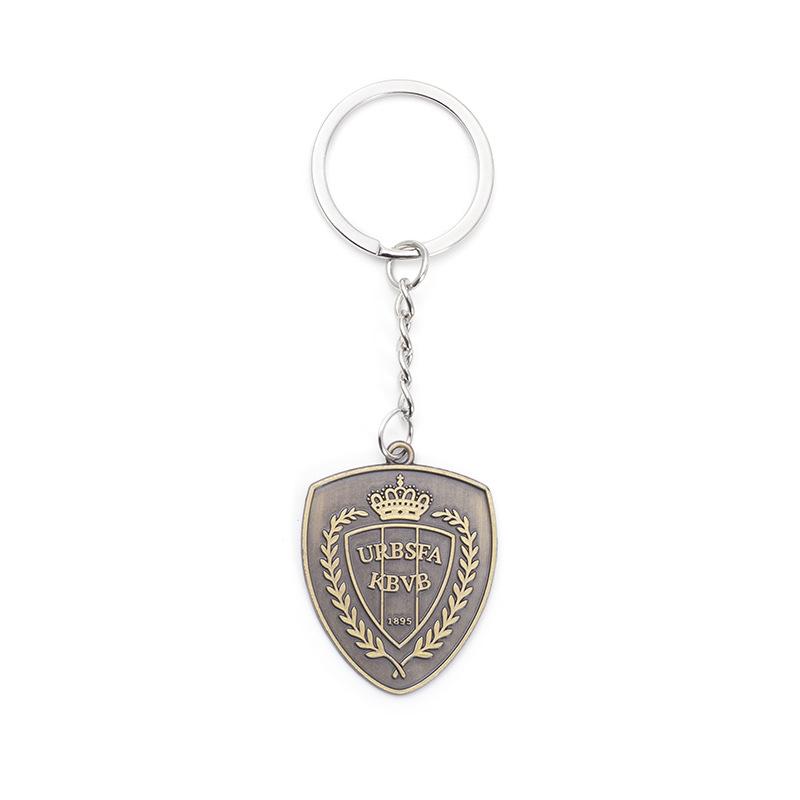2026 Soccer Team Badge Keychain, National Team Zinc Alloy Key Ring with World Cup Logos, Durable Metal Car Accessories for Football Fans