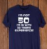 Funny 50th Birthday T-Shirt – 18 with 32 Years Experience