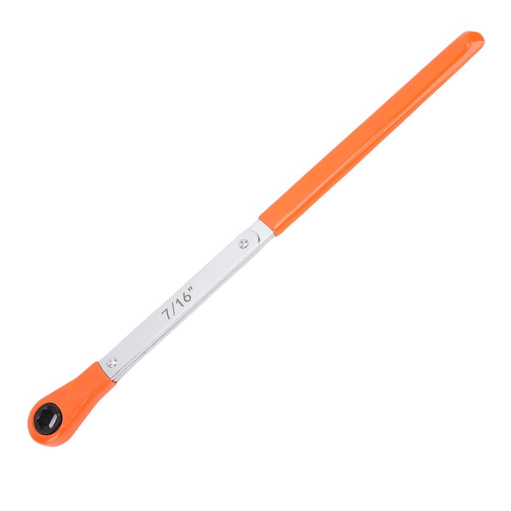 Automatic Slack Adjuster Wrench Extra Long Handle Flexible Brake Adjustment Wrench Tool for Heavy Duty Trucks 7 16in