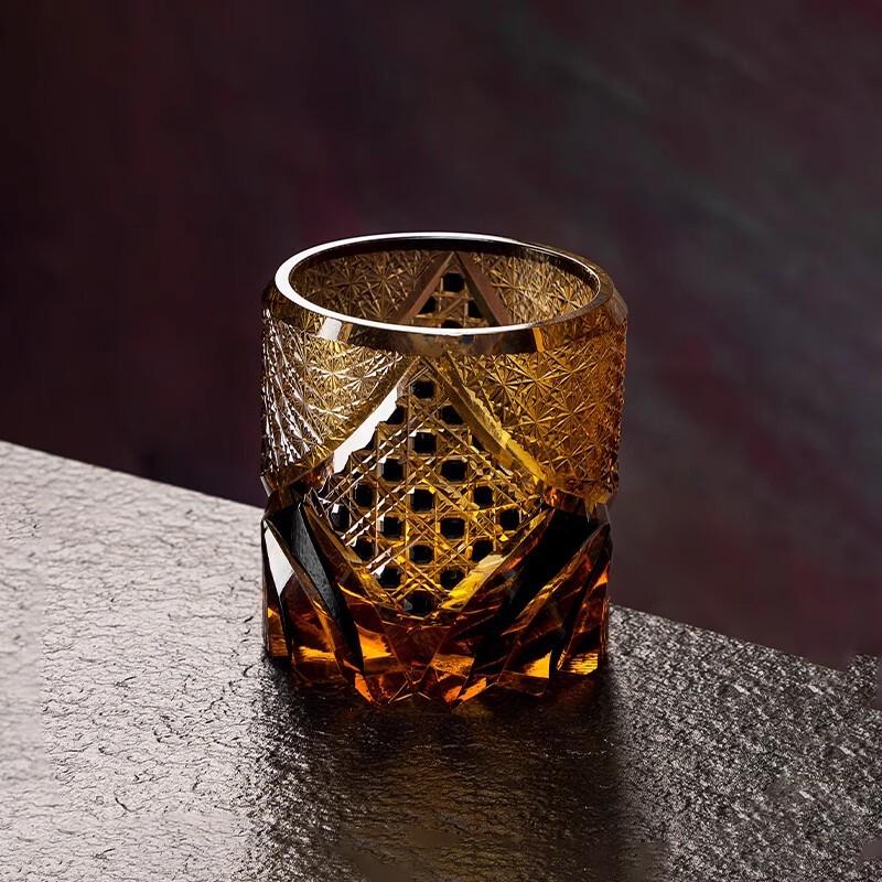 LISM Vintage Crystal Whiskey Glass