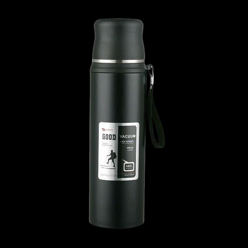 Makizaza Outdoor Stainless Steel Press-Type Thermos