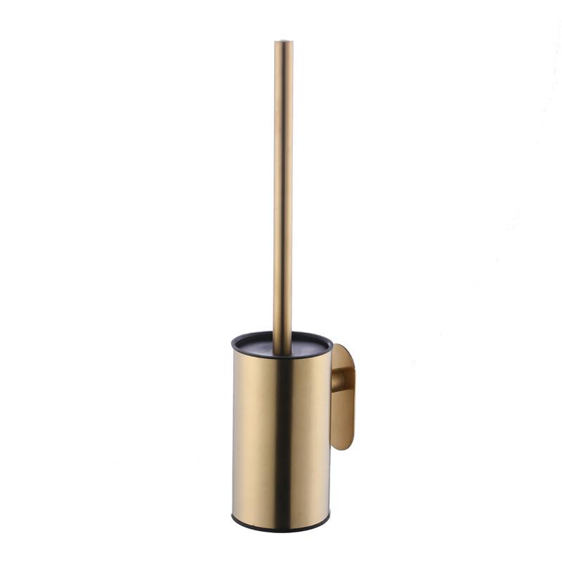 Wutuo 304 Stainless Steel Toilet Brush with No-Drill Holder