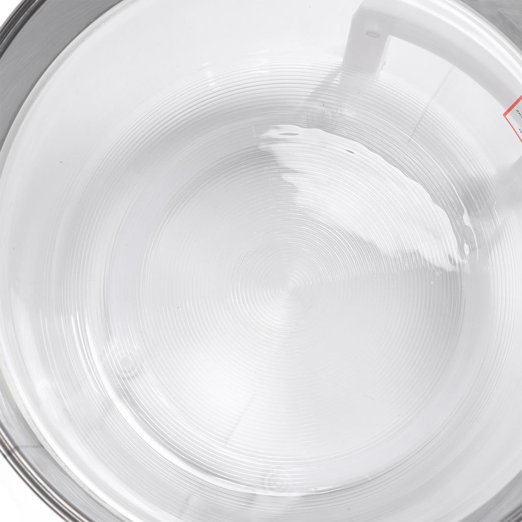 Glass Fryer 360 Degree Visible 17L Large Capacity Knob Adjustment Timed Multifunction Food Fryer