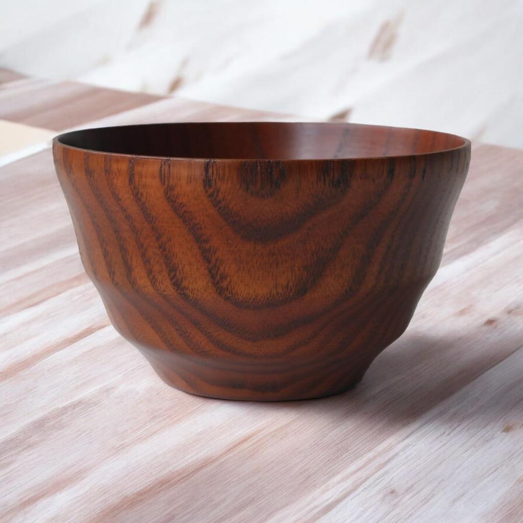 Miso Soup Modern Suri x Current Model J-Kitchens Bowl, Wooden, Fit, Lacquer, 11.7cm 6.9cm,